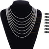 Silver Steelmark Bar Pendant Necklace - Men's Chain Jewelry