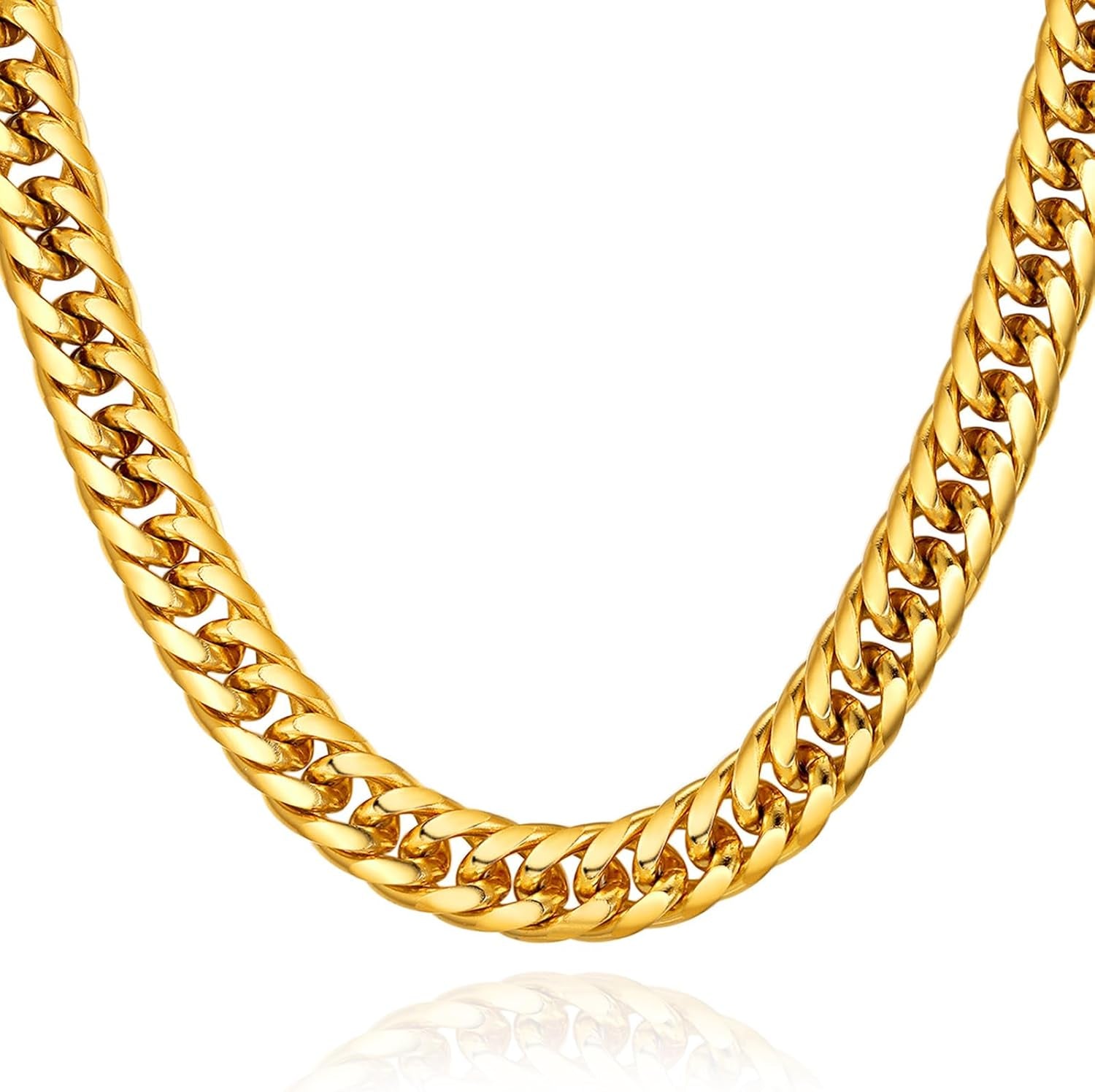 Gold Manly Mania Royal Chain necklace – premium stainless steel men's chain
