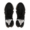 Close-up of mesh upper and memory foam insole on Classic Titan shoes with black sole