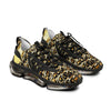 Front angle of Apex Force sneakers in black sole – mesh upper on shoes for men