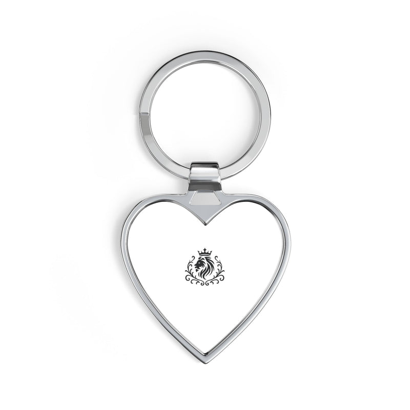 Manly Mania Éclat Heart Keychain Printify