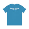 Overthinking Graphic T Shirt – Back View – Aqua