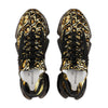 Detailed close-up of mesh and KPU materials on black sole Apex Force sneaker