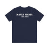 Manly Mania Navy Attitude T-Shirt Back View – Graphic T Shirt for Men