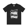 Overthinking Graphic T Shirt – Front View – Black