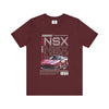  Manly Mania Car Enthusiast Tee in Maroon – Front View – Men's Graphic T Shirt