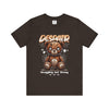 Manly Mania The Despair Tee Brown Front View – Men's Graphic T Shirt