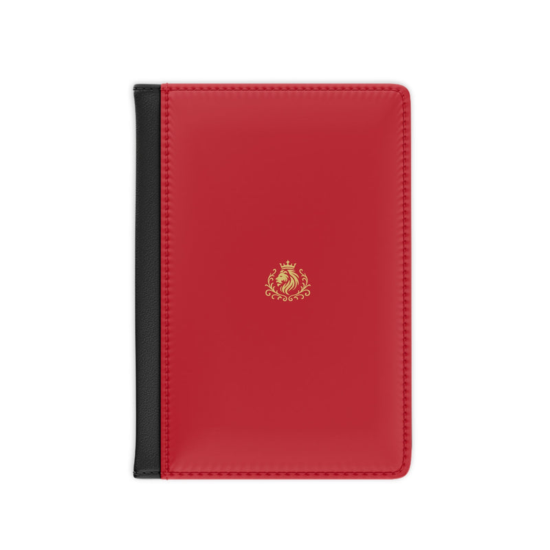 Maison Noir & Crimson Passport Cover Printify