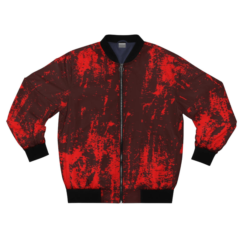 Bloody Crimson Bomber Jacket Printify