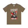 Manly Mania Heather Olive Attitude T-Shirt Front – Stylish Men's Graphic Tee