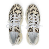 Material detail of white sole Urban Commander shoes – mesh upper with KPU armor