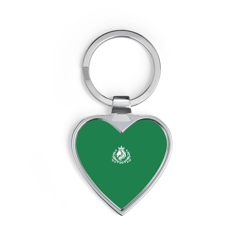 Manly Mania Prime Hulk Heart Keychain Printify