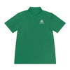 Manly Mania Performance Sport Polo Shirt - Front View in Kelly Green