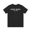 Manly Mania Street Racer T Shirt Dark Grey Color Back View