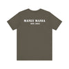 Manly Mania Street Racer T Shirt Army Green Color Back View