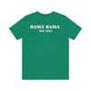 Manly Mania The Silence Tee Kelly Back View – Men’s Graphic T Shirt