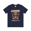 Manly Mania The Despair Tee Navy Front View – Men's Graphic T Shirt