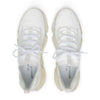 Close-up of memory foam insole and mesh upper on Velocity Vest shoes with white sole