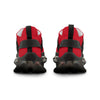 Rear view of Bloody Giant shoes with black sole – rugged KPU armor for weather protection