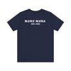Manly Mania The Despair Tee Navy Back View – Men's Graphic T Shirt