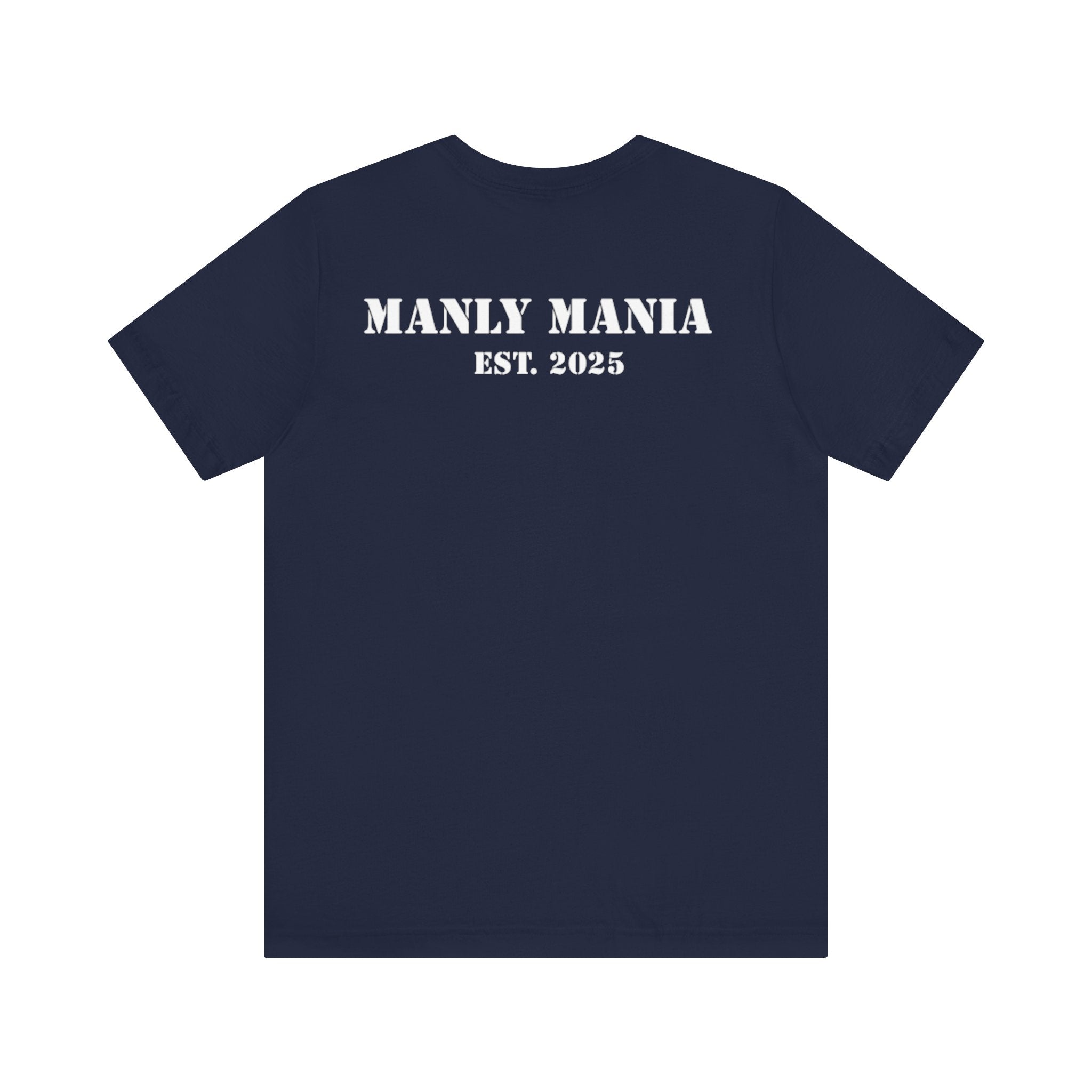 Overthinking Graphic T Shirt – Back View – Navy