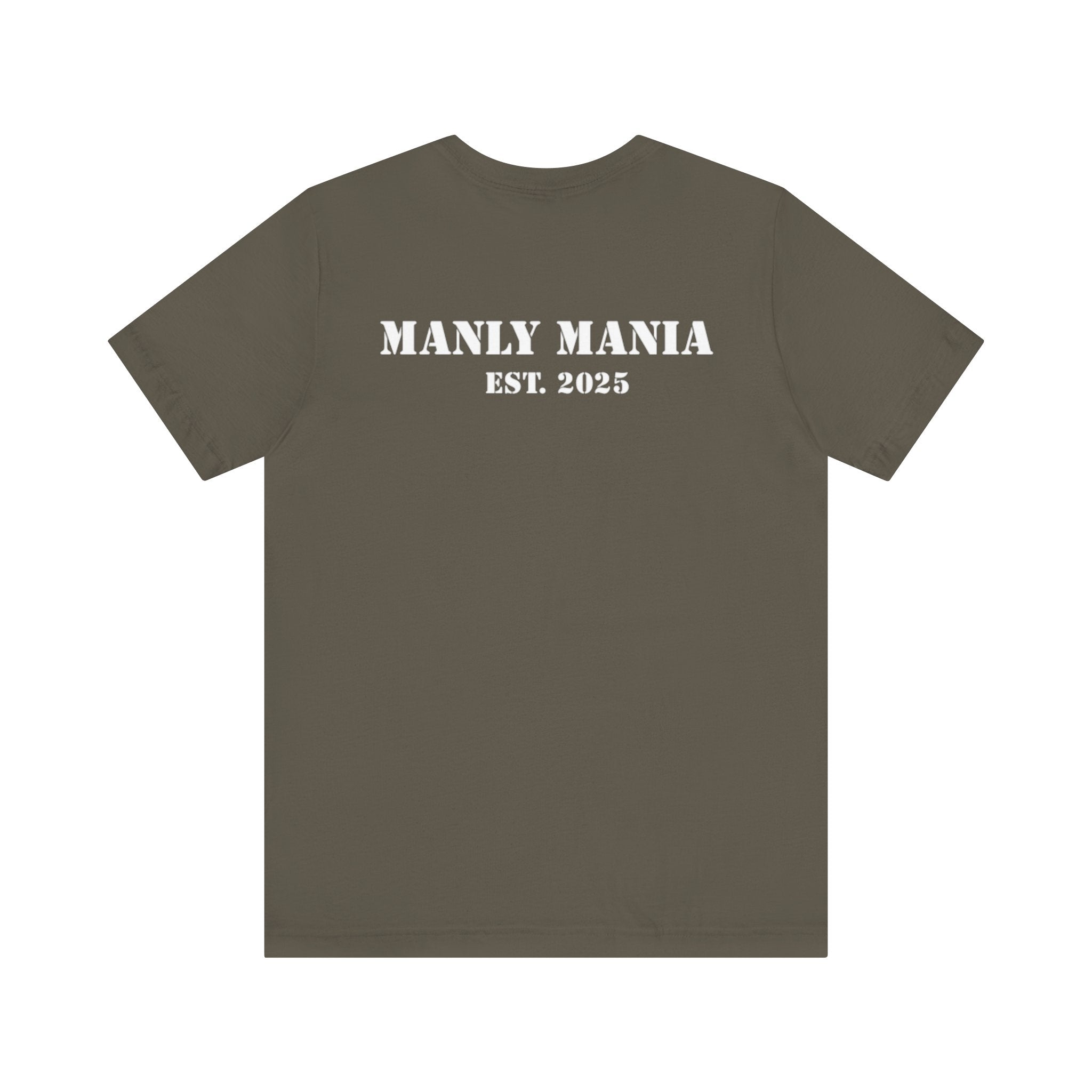 Army Dead or Alive Tee Back View – Men's Graphic T-Shirt by Manly Mania