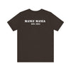 Manly Mania The Despair Tee Brown Back View – Men's Graphic T Shirt