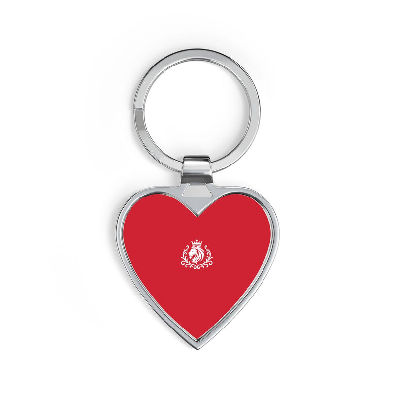 Manly Mania Crimson Heart Keychain Printify