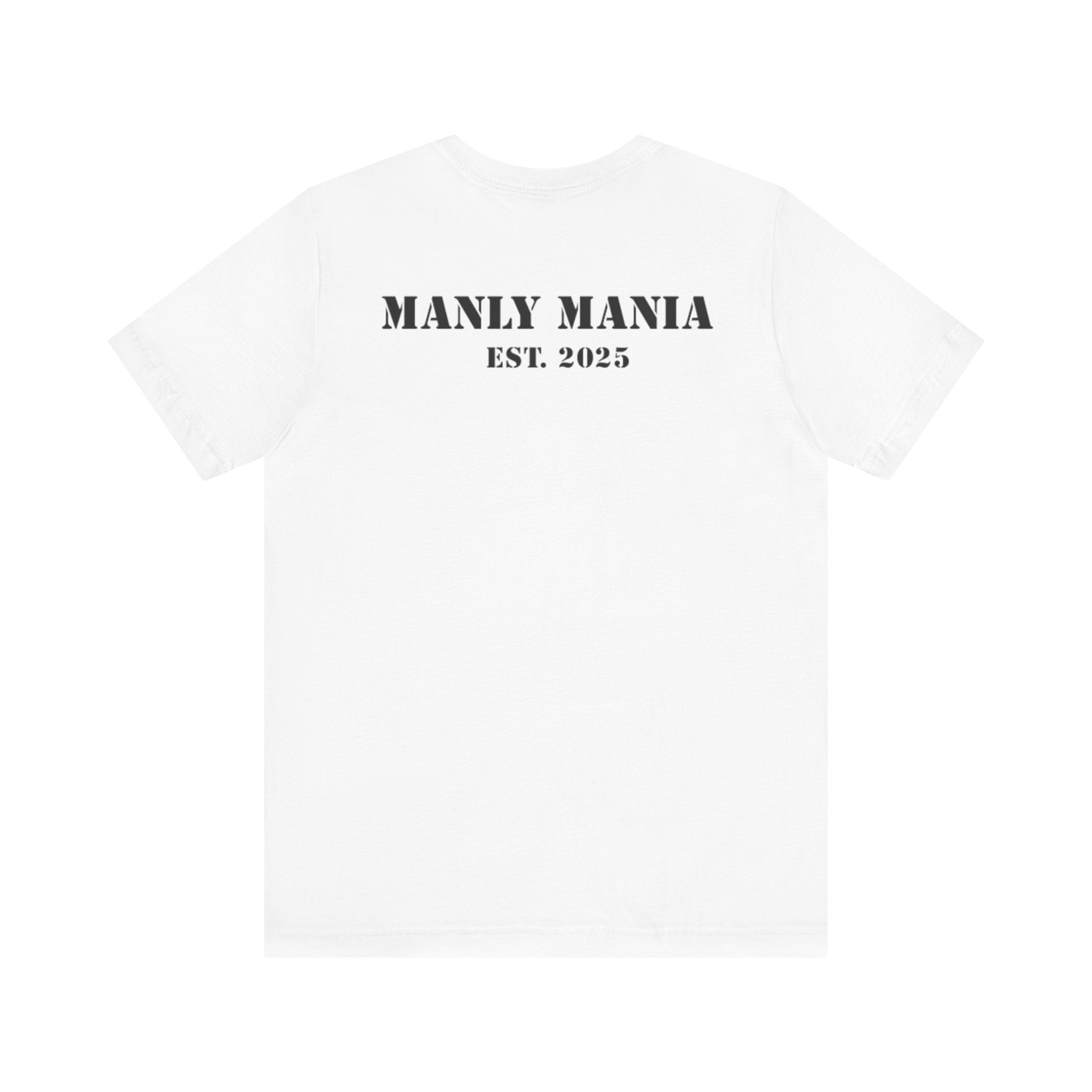 Overthinking Graphic T Shirt – Back View – White