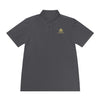 Manly Mania Golden Titan Polo Shirt in Iron Grey – Front View – Mens Polo Shirt