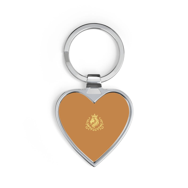 Manly Mania Golden Horde Heart Keychain Printify