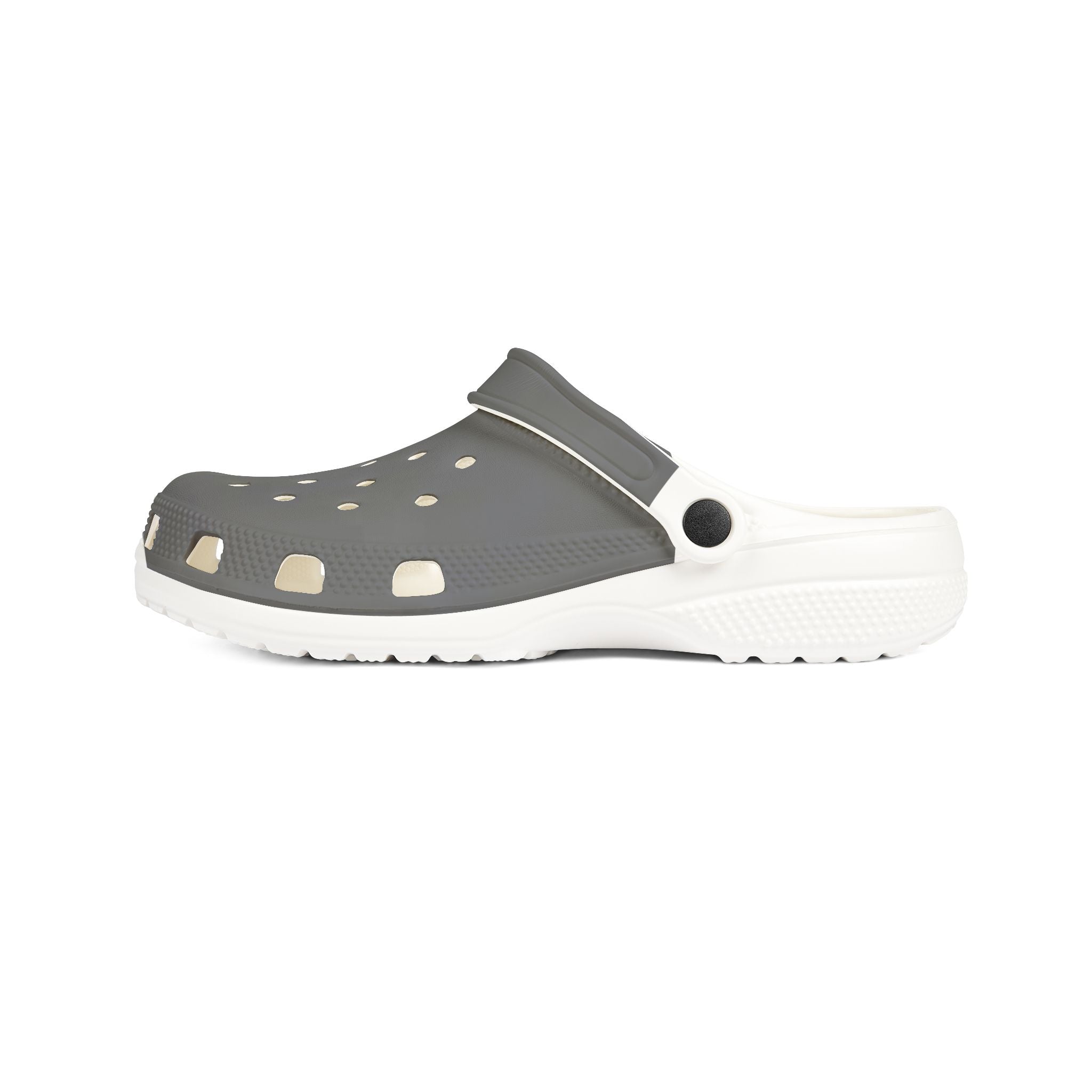 Manly Mania™ Goofy Grey Clogs