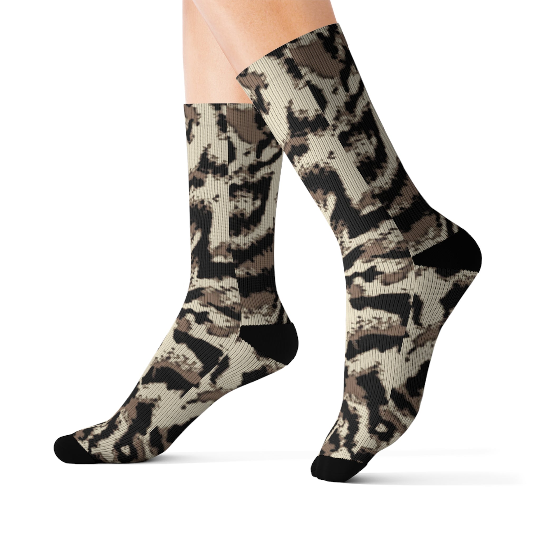 Manly Mania Cheetah Print Socks