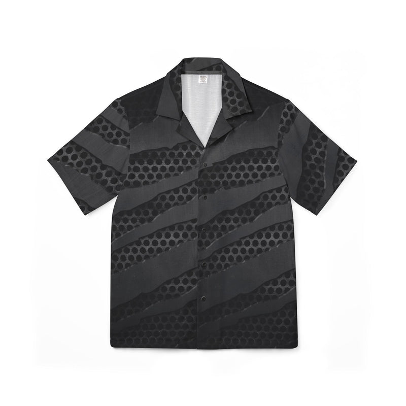 Maison Obscura Camp Shirt — Black Waves Printify