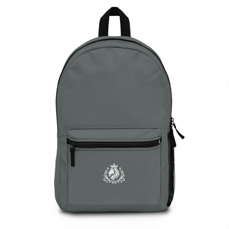 Manly Mania Regal Lion Crest Backpack Printify