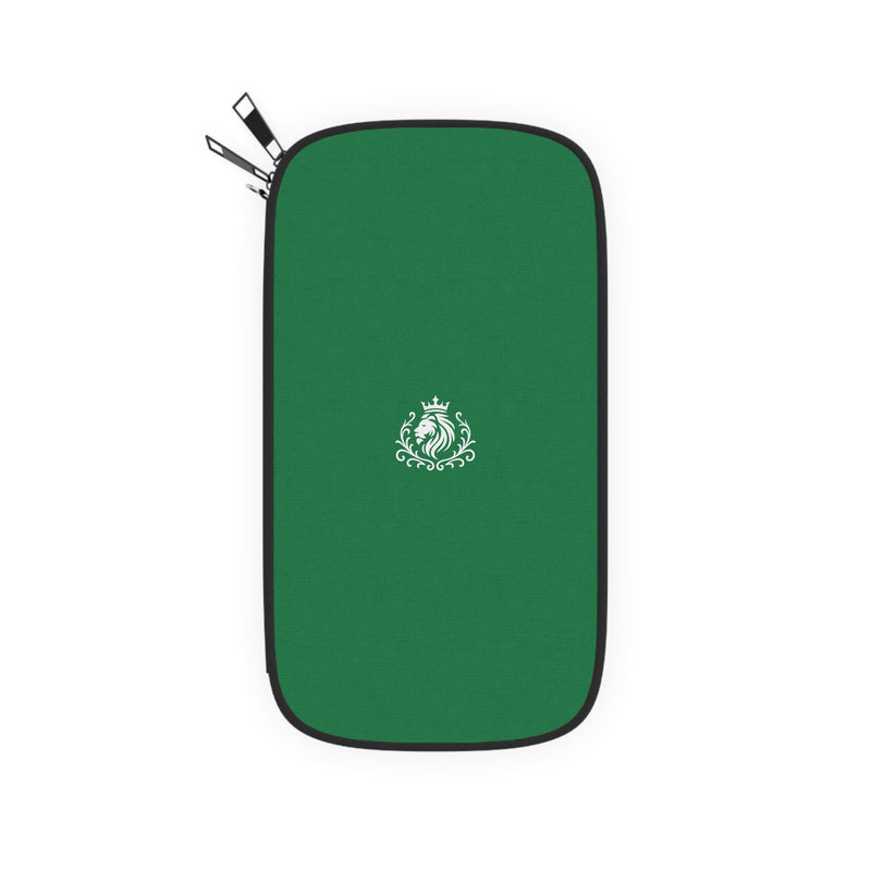 Verdant Lion Passport Wallet — Travel Organizer Printify