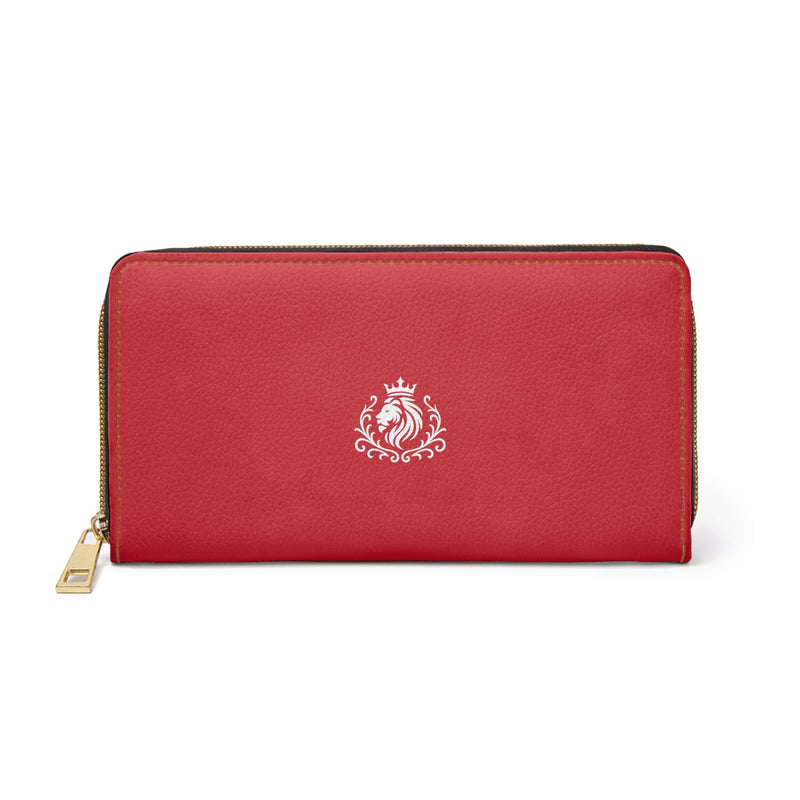 Manly Mania Elegant Regal Red Crest Wallet Printify