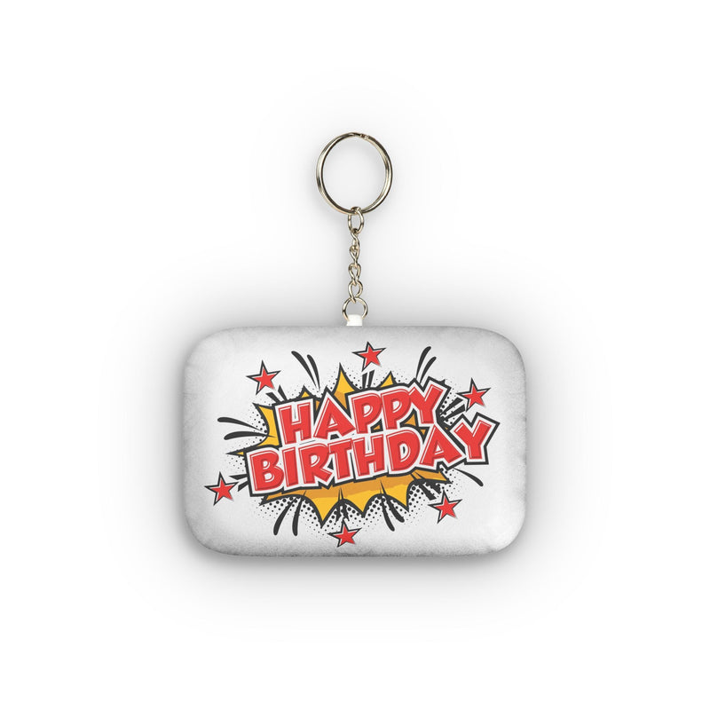 Manly Mania Joy Emblème Plush Keychain Printify