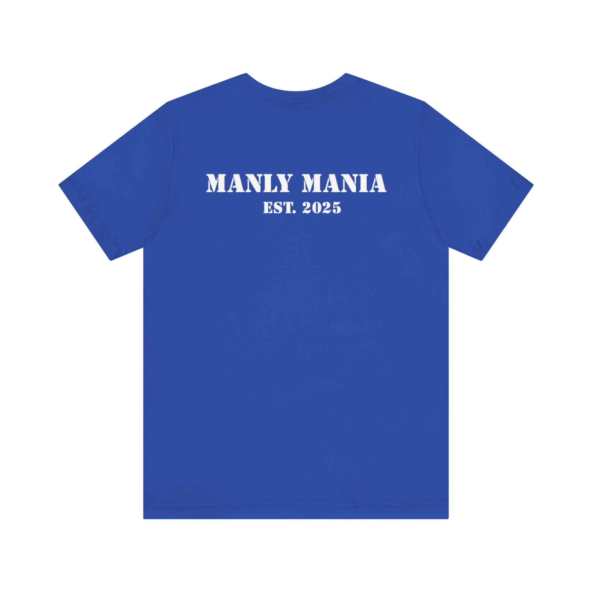 True Royal Dead or Alive Tee Back View – Men's Graphic T-Shirt by Manly Mania