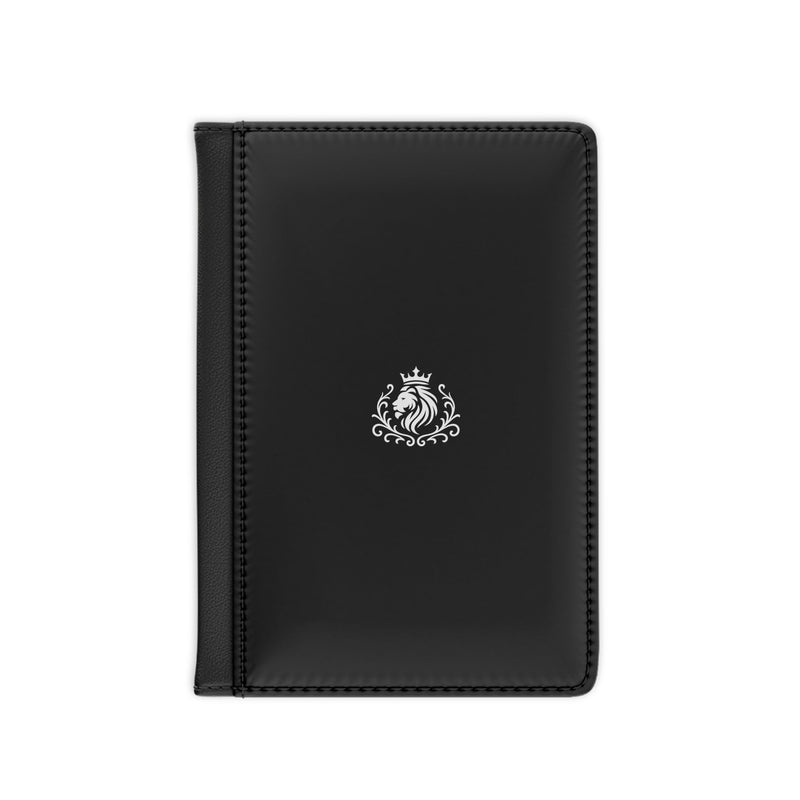 Manly Mania Noir Crest Passport Cover Printify