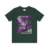 Manly Mania Rebel men's forest green t-shirt front view, graphic tee