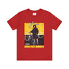 Manly Mania Core men's red t-shirt front view, graphic tee