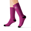 Manly Mania Pink Titan Crew Socks