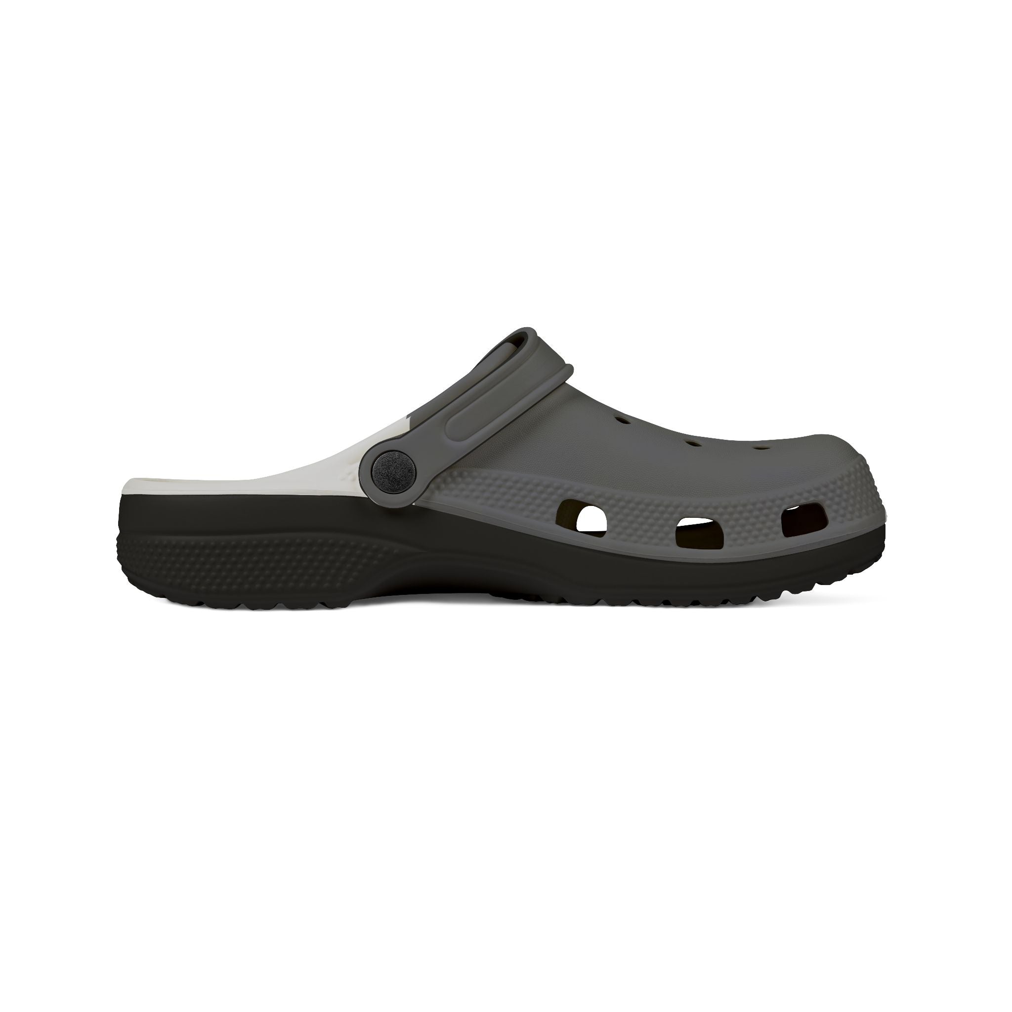 Manly Mania™ Goofy Grey Clogs