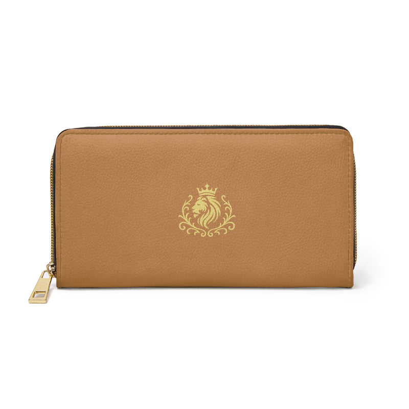 Manly Mania Heritage Gold Crown Leather Wallet Printify