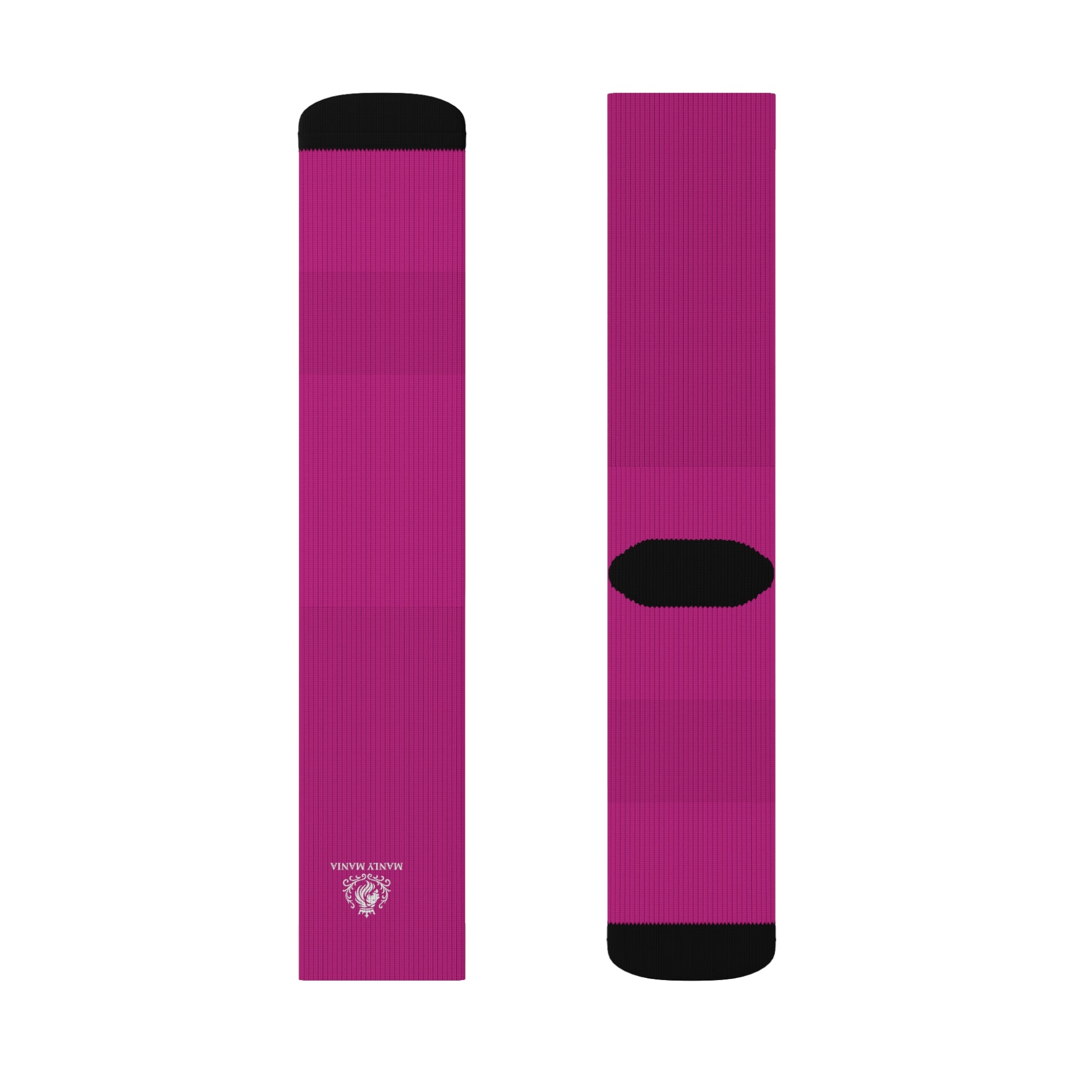 Manly Mania Pink Titan Crew Socks