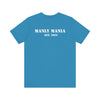 Aqua Dead or Alive Tee Back View – Men's Graphic T-Shirt by Manly Mania