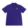 Manly Mania Golden Titan Polo Shirt in Purple – Front View – Golf Shirt for Men