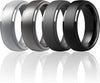 Titan Flex multipack silicone promise rings for men in assorted colors