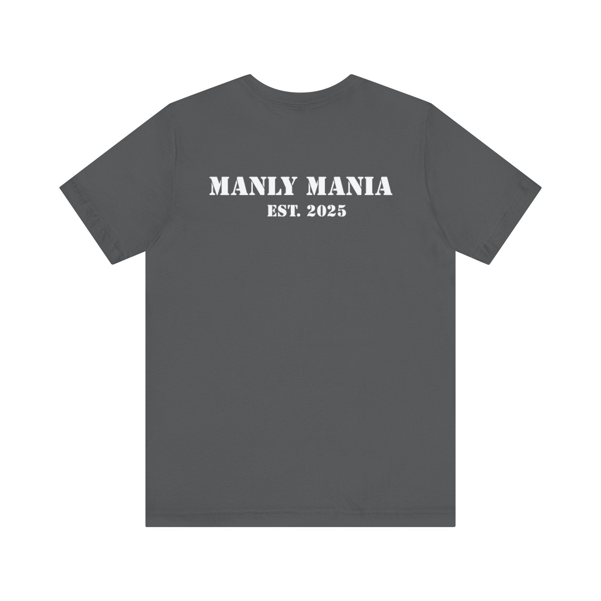 Asphalt Dead or Alive Tee Back View – Men's Graphic T-Shirt by Manly Mania